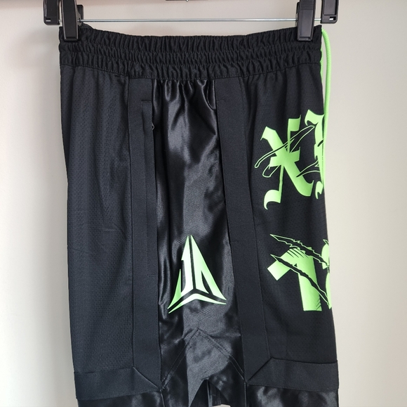 Nike Ja Morant Dri-Fit DNA 6 Basketball Shorts Black Green  Size L - Picture 8 of 12